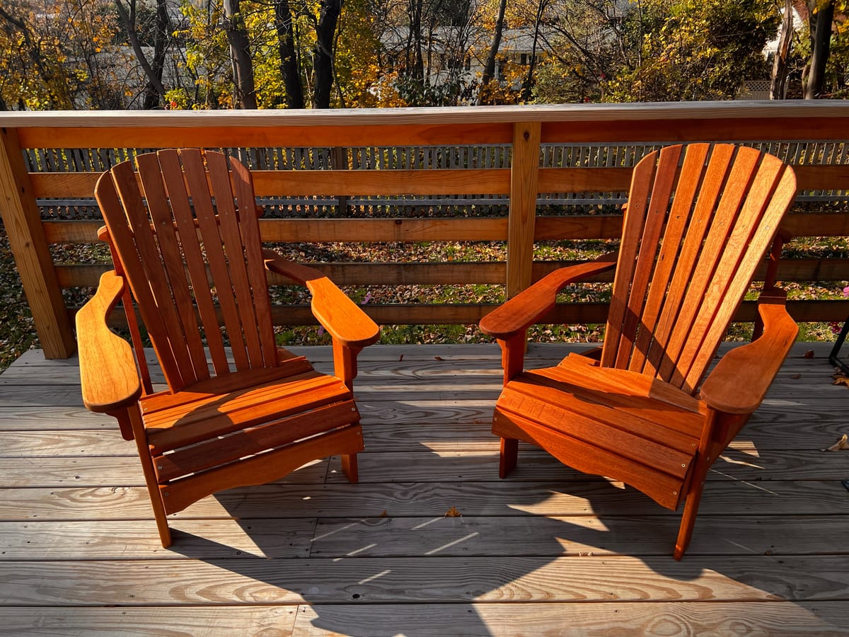 Spanish Cedar Adirondack Chair